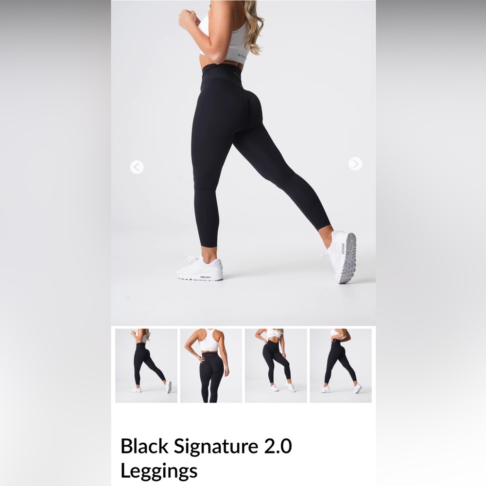 NVGTN Black Leggings Signature 2.0